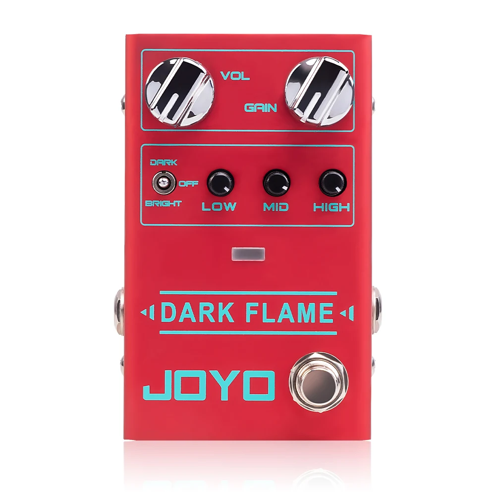 Enlarge R-17 DARK FLAME Modern Metal High Gain Distortion Guitar Pedal 3 Band EQ & 3 Types Distortion Effect Pedal for Guitar Riff Solo