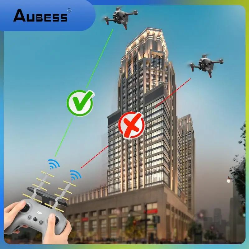 

Abs Range Transmitter Simple 2 Signal Booster Mini Quick Installation Extender For Dji Fpv 2.4ghz Range Extender New Booster