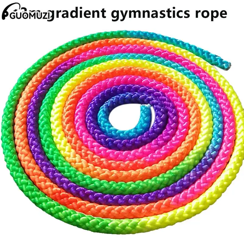 

Гимнастический Скакалка из полиэстера радужного цвета для занятий спортом