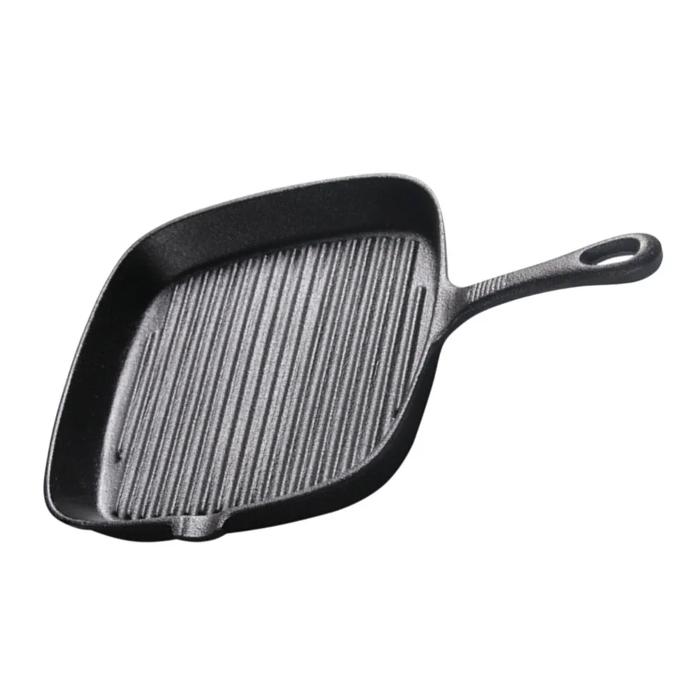 

Pan Iron Square Steak Egg Cast Grill Non Stick Skillet Nonstick Griddle Japanese Cookware Induction Stove Frying Striped