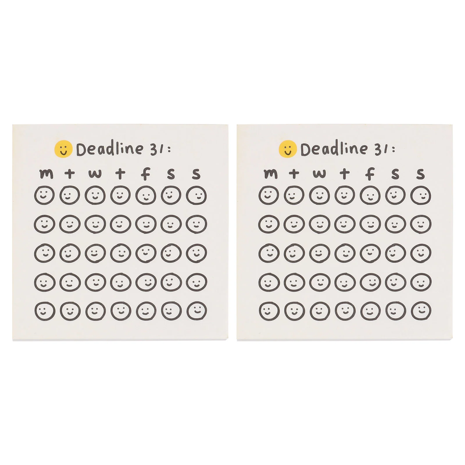 

2 Pcs Desktop Sticky Memo Sheets Computer Stickers Laptop Unique Cool Removable Labels Notebook Earth Tones Novelty Kids