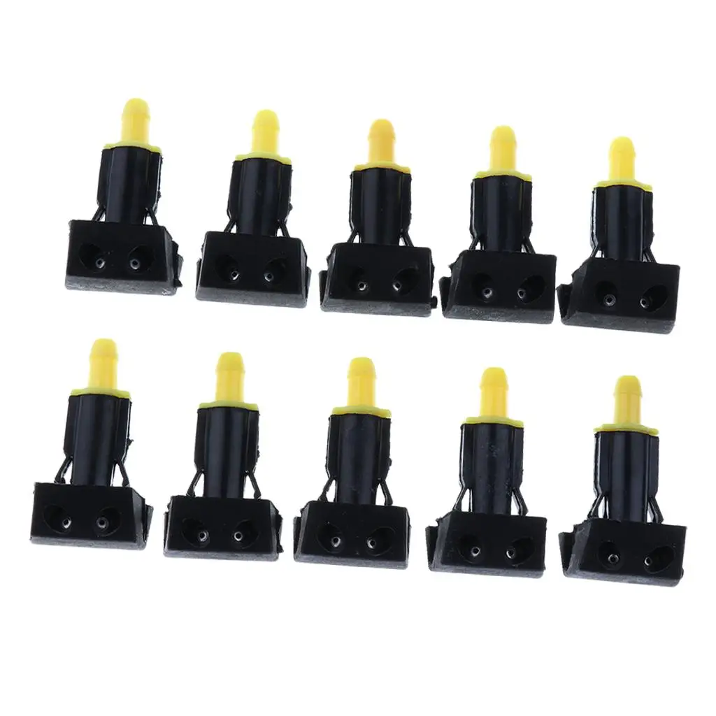 

10 Pieces Replacement Windshield Washer Sprayer Nozzles 6mm for