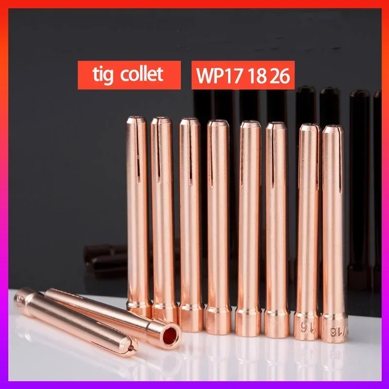 10 шт./лот Tig цанга для сварочной горелки WP 17 18 26 tig аксессуары SR вольфрамовая