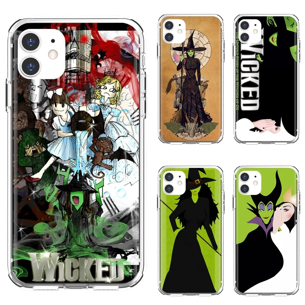 

For iPhone 10 11 12 13 Mini Pro 4S 5S SE 5C 6 6S 7 8 X XR XS Plus Max 2020 The Wicked Witch of the West Print Phone Covers