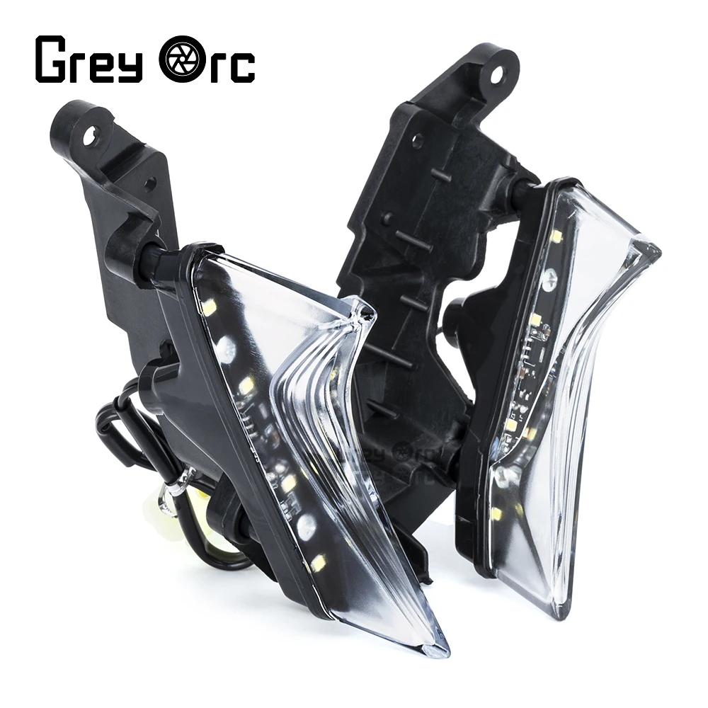 Аксессуары для мотоциклов 1 пара светодиодных передних дневных ходовых огней