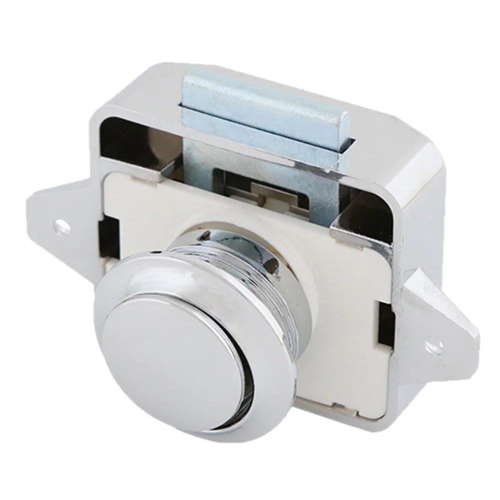 

1 Pc Button Lock High Grade Sturdy Prime Durable Button Lock Locking Device for RV Car