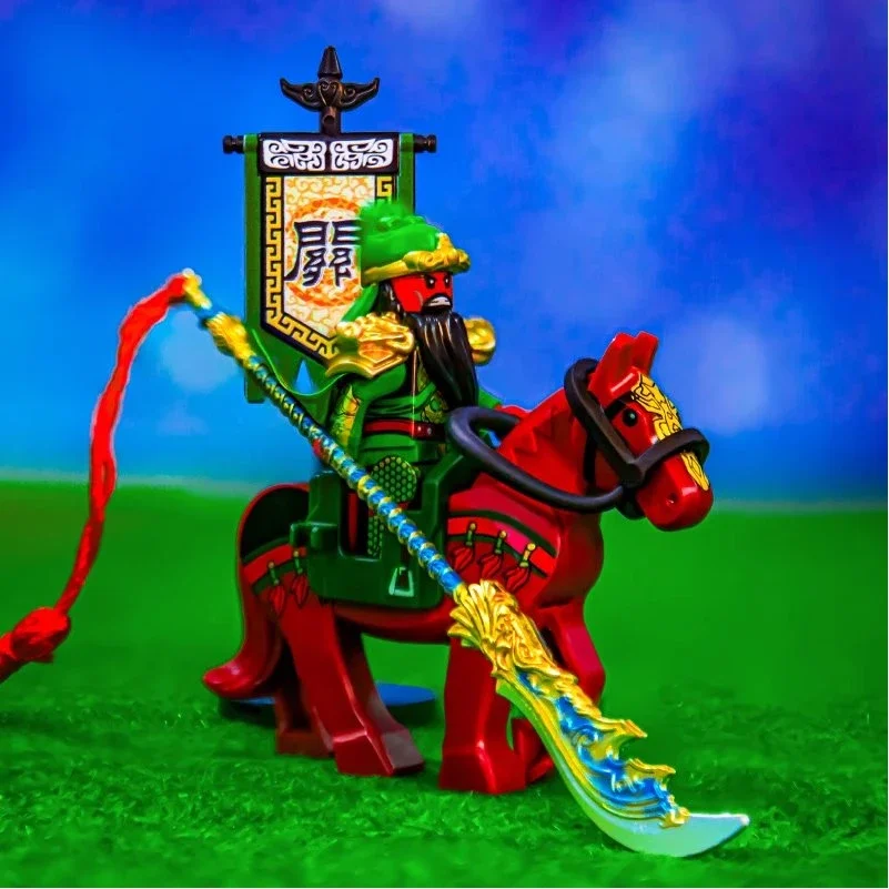 Креативные игрушки Три королевства для мужчин и мальчиков Aratiandi Zhao Yun Lu Bu модель