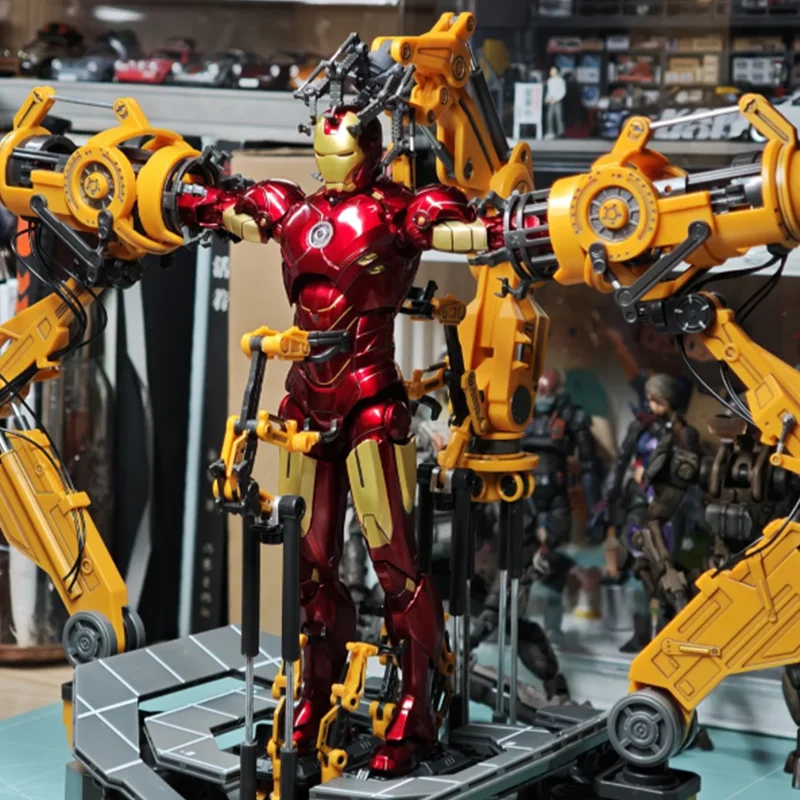 Фото ZD Toys Железный человек, доспехи, костюм, портальная шарнирная фигурка Marvel, Мстители, Коллекционная модель игрушки для детей и взрослых №2