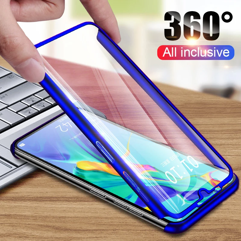 

360 Shockproof Full Cover Case for Huawei P40 P30 P20 P8 Lite 2019 Pro P10 Plus Mate 8 9 10 20 30 Lite Cover With Screen Film