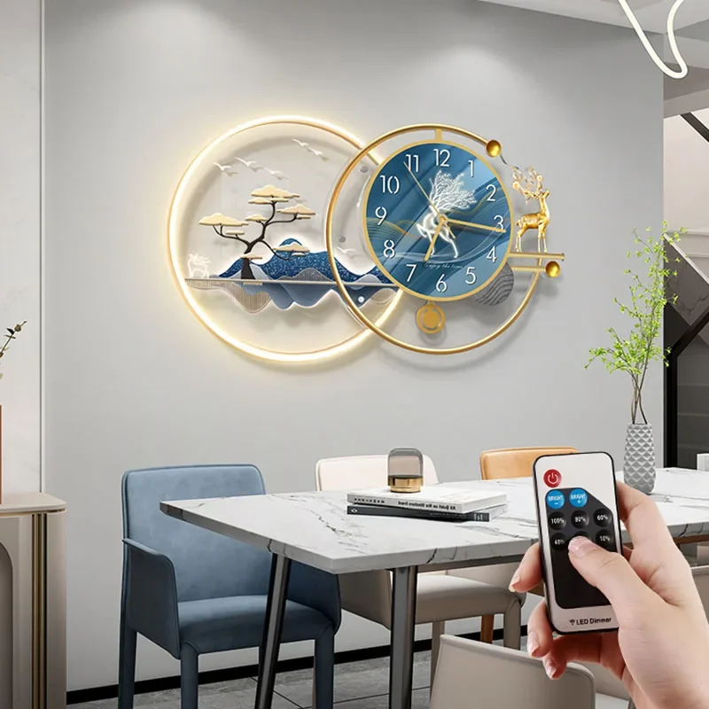 Акриловые настенные часы для гостиной ночнушки эстетические современные