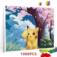 3005001000 pcs jigsaw puzzles for adult kids diy cartoon pikachu jigsaw puzzle creativity imagine toys home decoration