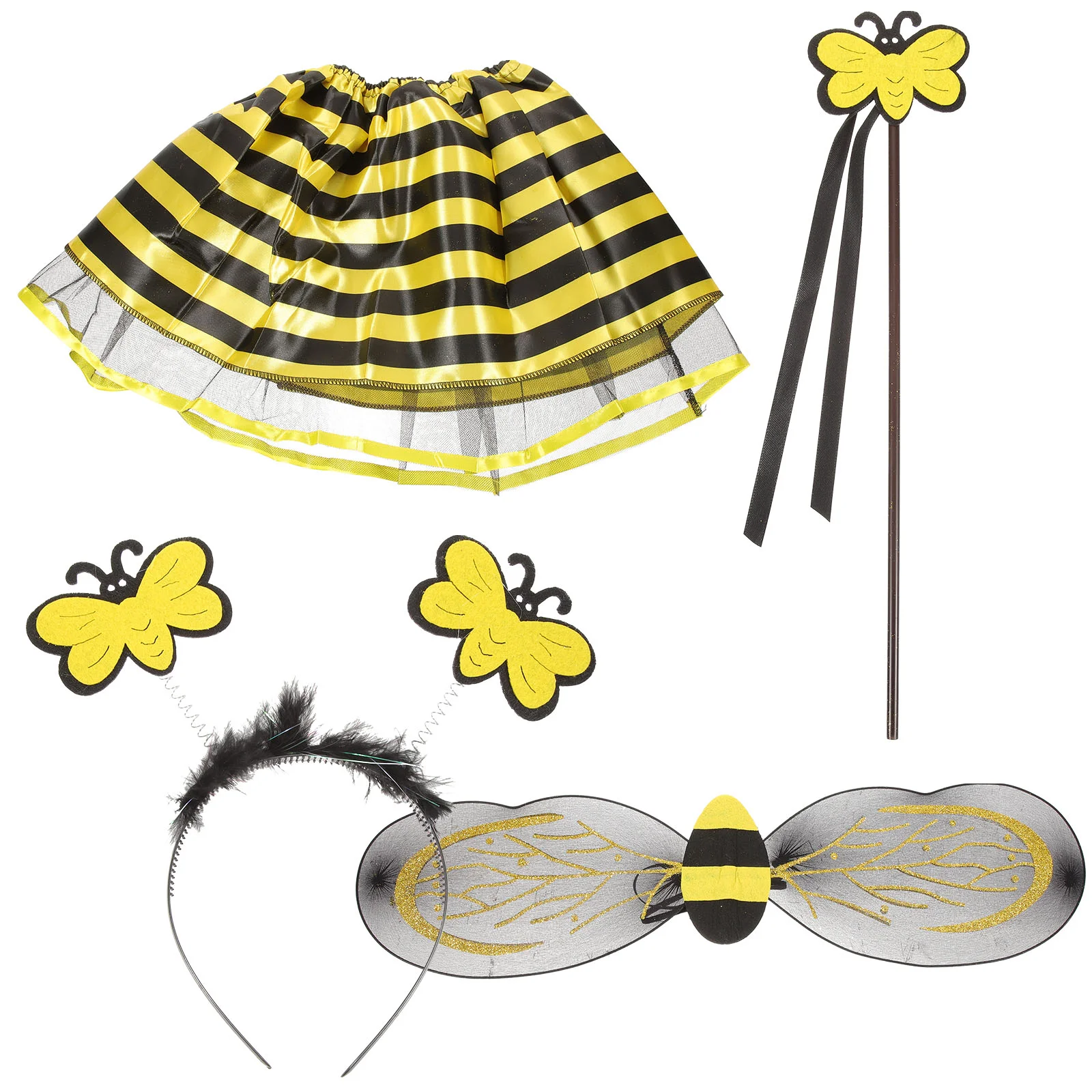 

Performance Clothing Bee Wing Cosplay Kids Party Costume Halloween Supplies Stage Accessories Fairy Wand Prop