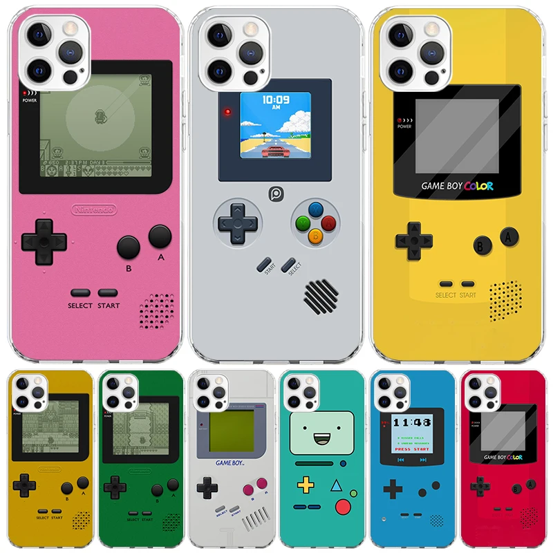 Игровой чехол Gameboy для телефона Apple iphone 16 15 14 13 12 Mini 11 Pro Max X XS XR 7 Plus 8 + SE 2020 трендовые