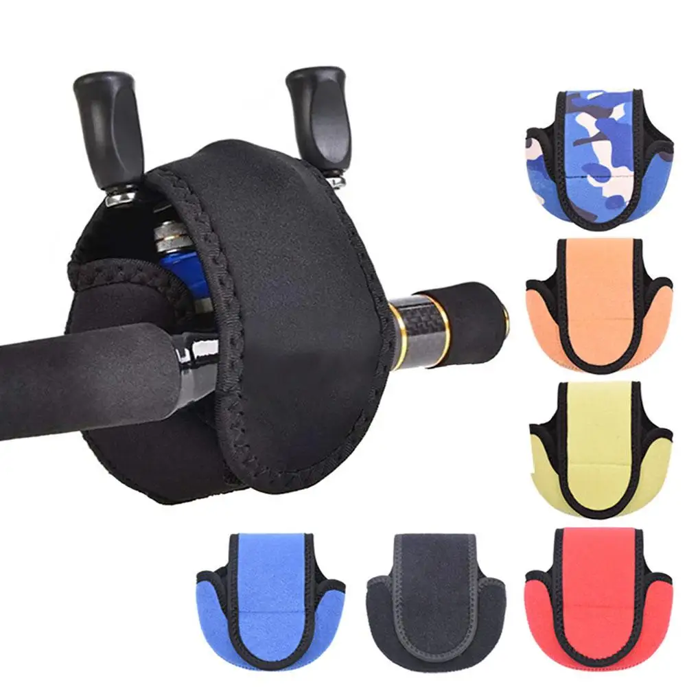 

1PCS Portable Fishing Reel Bag 6 Colors Lightweight Thickened Storage Bag Protector Fishing Tackle Accessories Wholesale