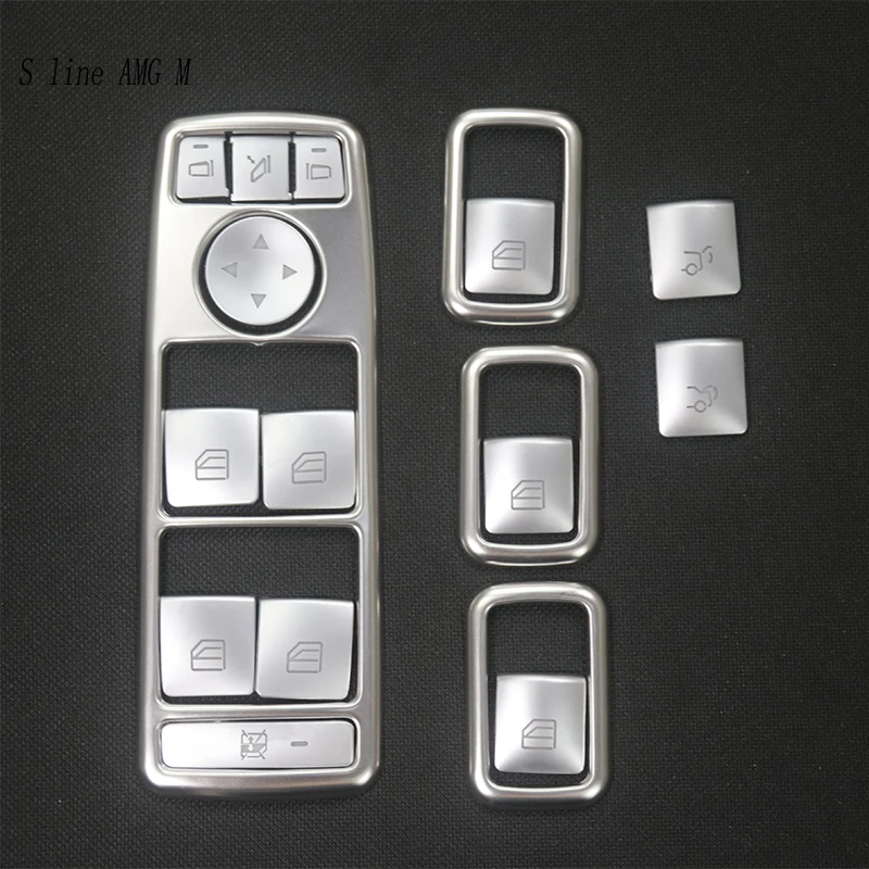 

Для Mercedes Benz M Class ML W166 GL X166 2012-2015 автомобильные двери окна стекло переключатель кнопки панель рамка Ремонт наклейки отделка