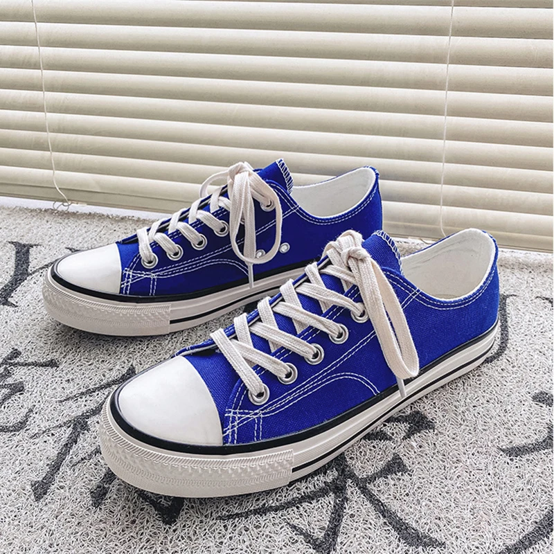 Мужские текстильные туфли дышащие полуботинки на плоской подошве со шнуровкой