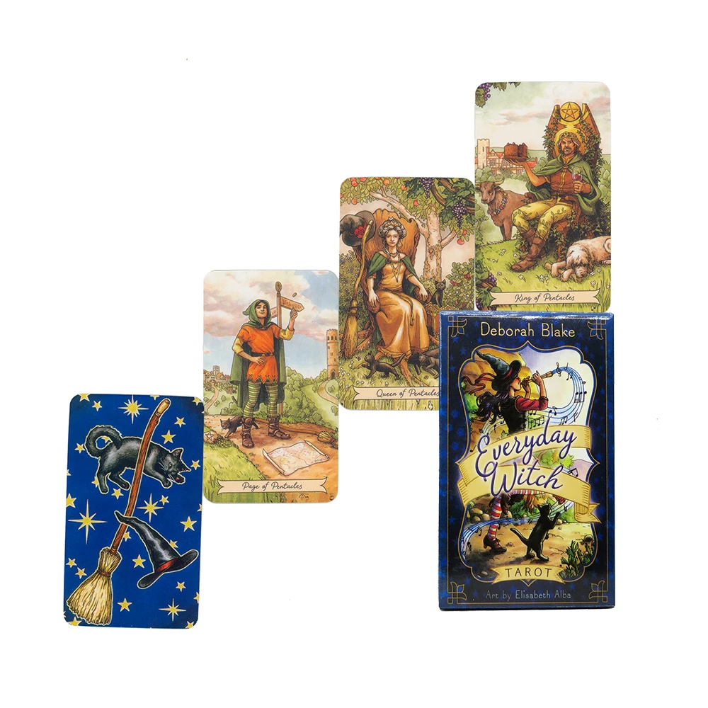 

2022NEW TAROT каждый день ведьмы Таро карты PDF Инструкция по судьбе игры лакональный терминал карты Таро для начинающих настольная игра