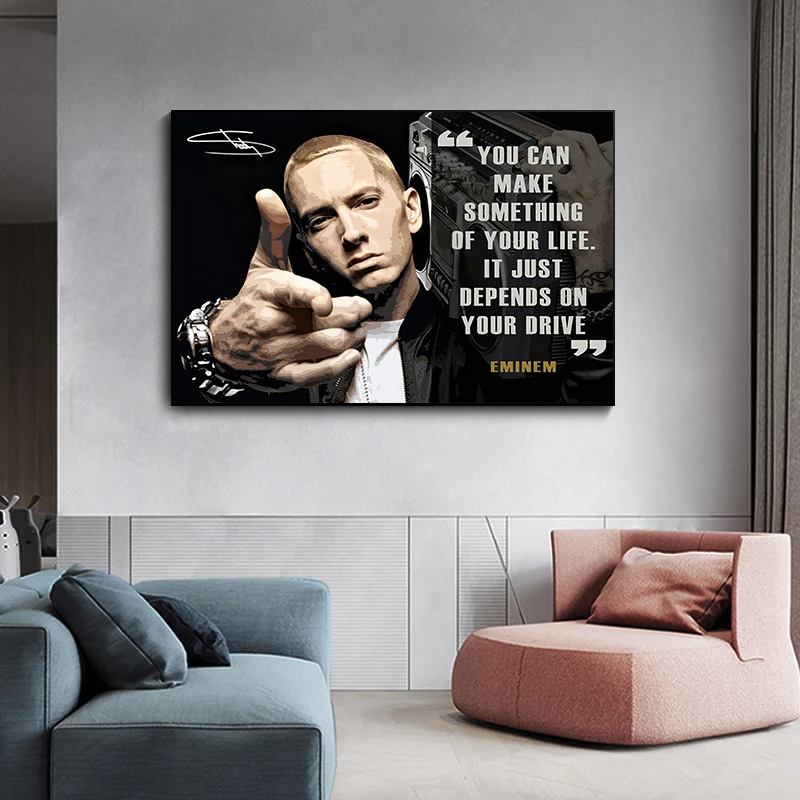 Мотивационный плакат холст живопись планшетофон винтажный портрет настенное