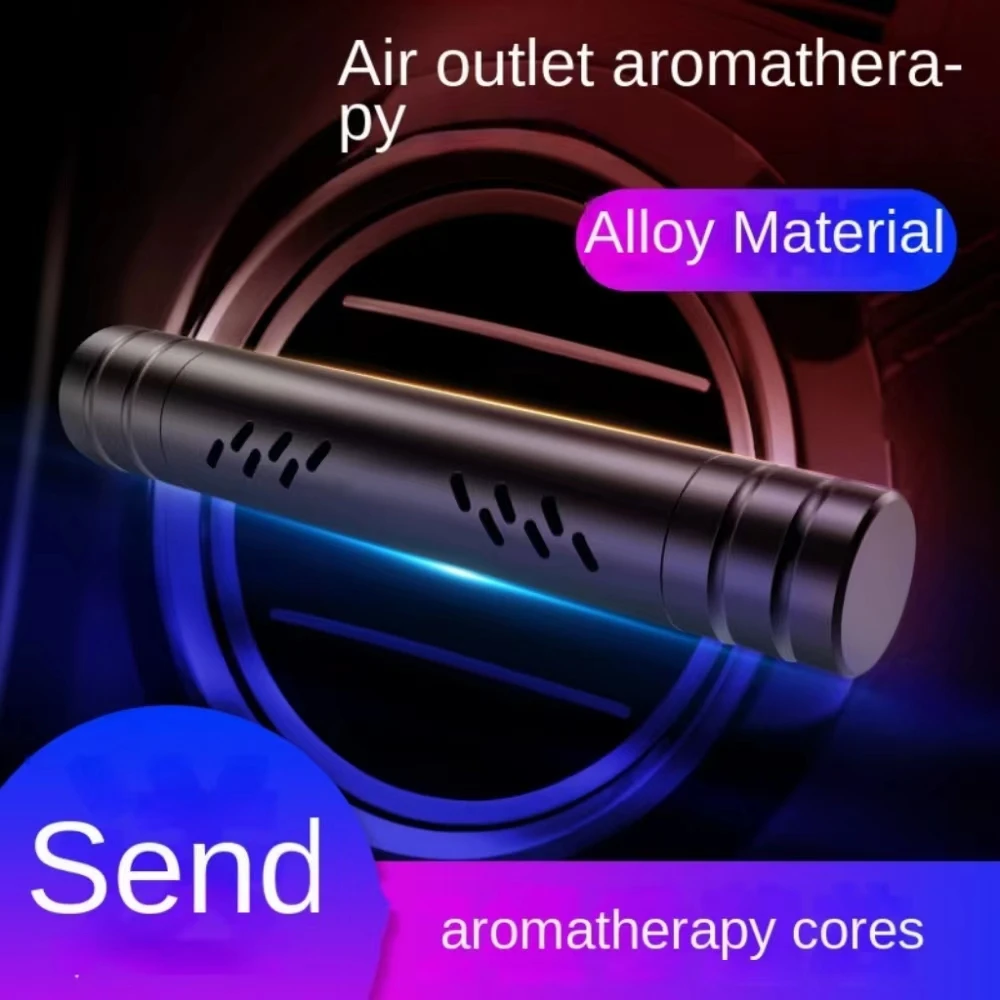 

1 new mini solid essential oil car outlet aromatherapy with aromatherapy core car accessories decorative ornaments.