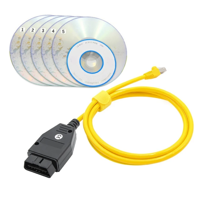 Автомобильный интерфейс Ethernet-OBD адаптер для кодирования кабеля подходит F20 F21 F30 F31