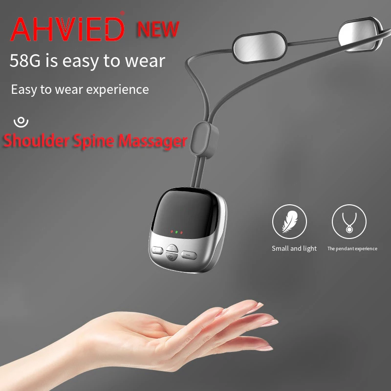 

Ahvied Smart Hanging Neck Shoulder Cervical Spine Massager 3rd Gear Hot Compress Neck Artifact Dredging Spine Neck Protector