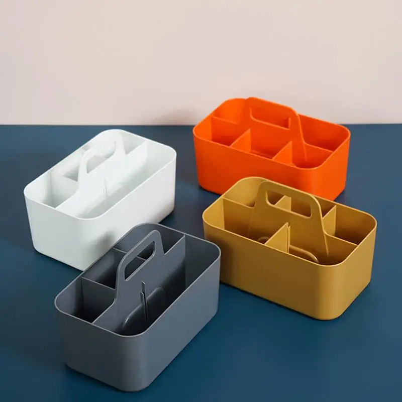 

Basket Bathroom Organizer Basket Tote Shower Handles With Portable Accessories Bathroom Compartments Storage Bath 8 For Caddy