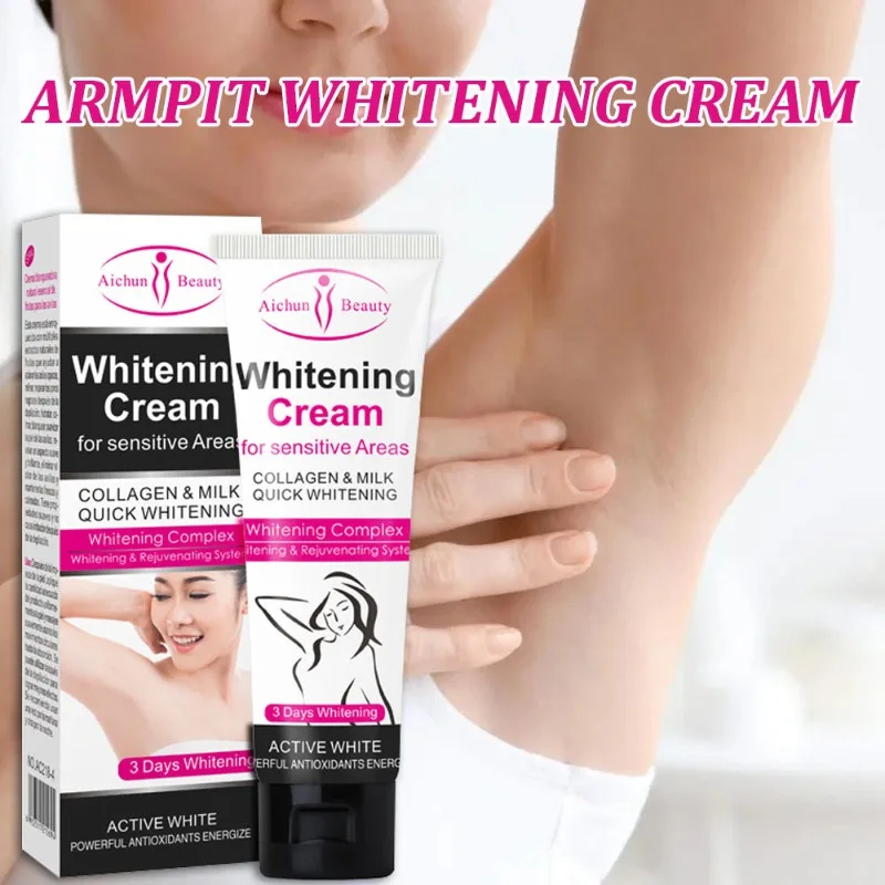 

Underarm Deodorant Get Rid of Melanin Brightening Cream Brighten Armpit Elbow Care Serum Smooth Skin Quick Whitening Body Cream