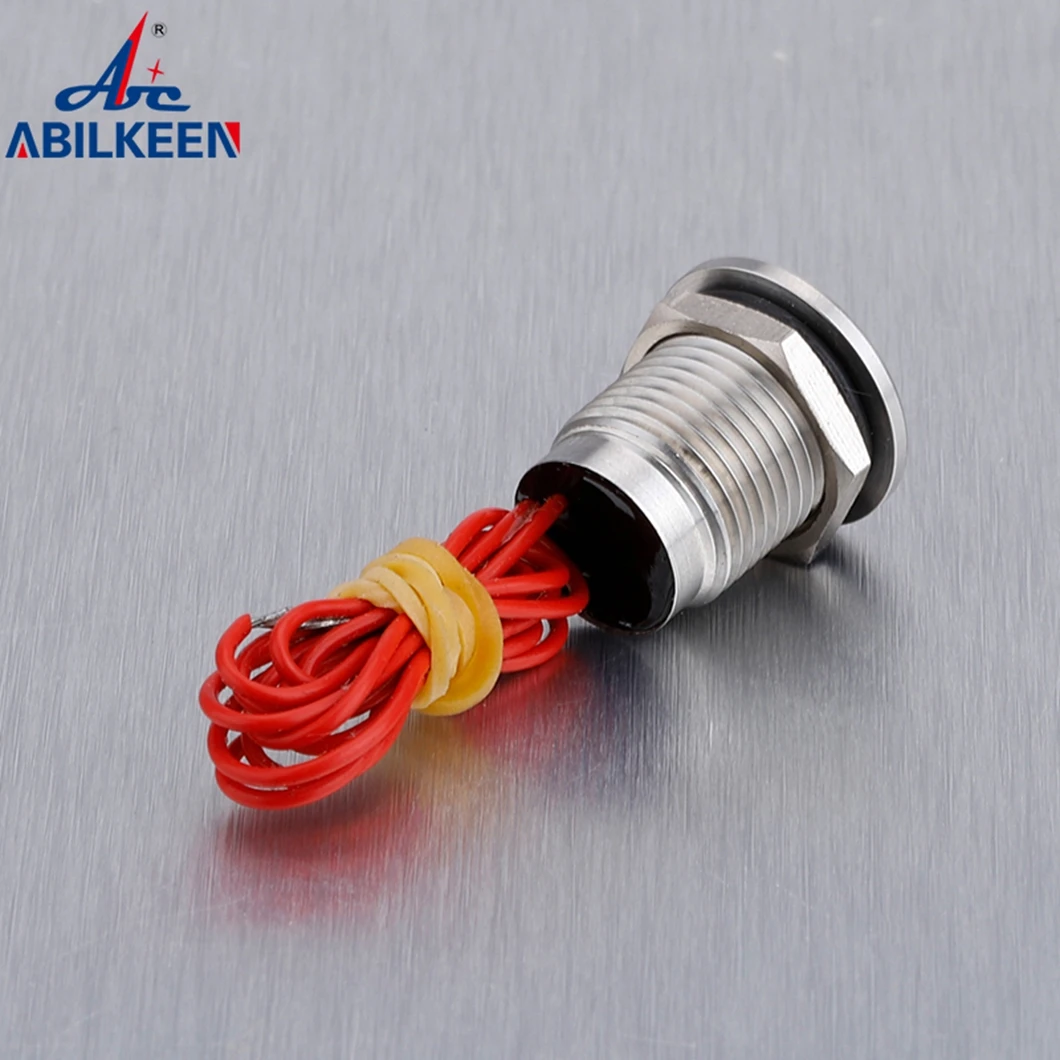 12 мм 1НО мгновенная/функция фиксации пьезоэлектрический переключатель IP68