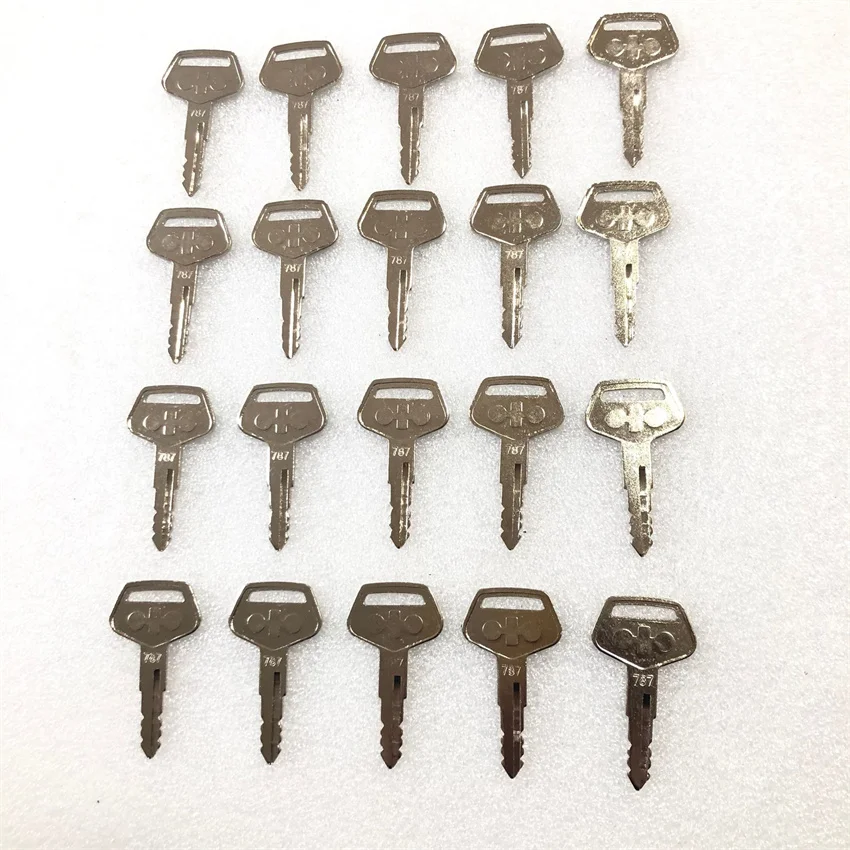 

20pcs For Komatsu 787 Key Excavator Dozer Loader Backhoe Starter
