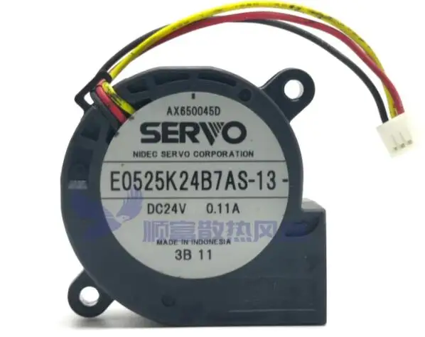 Серводвигатель постоянный ток 24 В 0 11 А 50x50x25 мм 3-проводной Вентилятор охлаждения