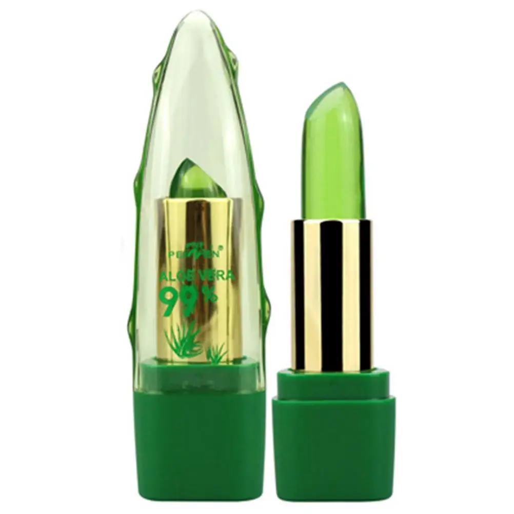 Aloe Vera Lipstick Long Lasting Color Changing Nourishing Lip Balm Moisturizing Gloss Care Beauty Cosmetics |