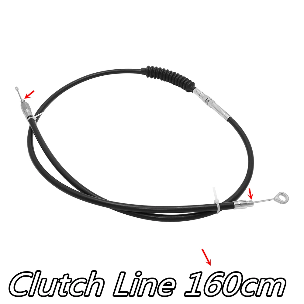 

Кабель сцепления для мотоцикла 140 см 160 см 180 см для Harley Touring Electra Street Road Glide Road King Sportster XL1200 Iron 883