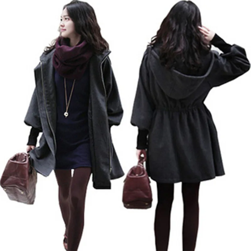 Winter Thickened Warm Fashion Hat Coat Tide