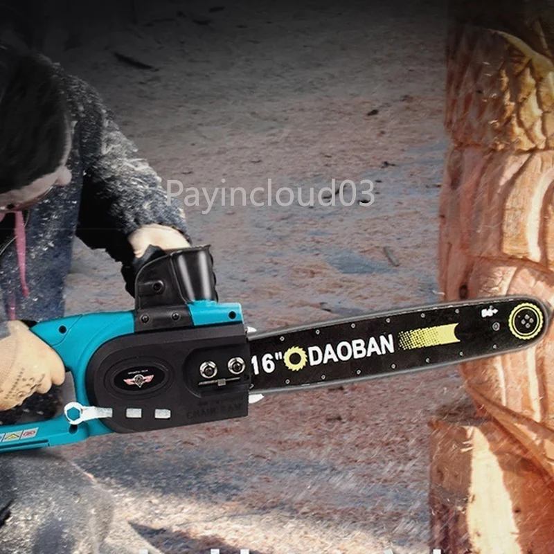 16 Inch Chainsaw Logging Saw Home 3600W High-power Electric Saw Small Chain Saw 220V Handheld Tree Sawing Electric Chainsaw