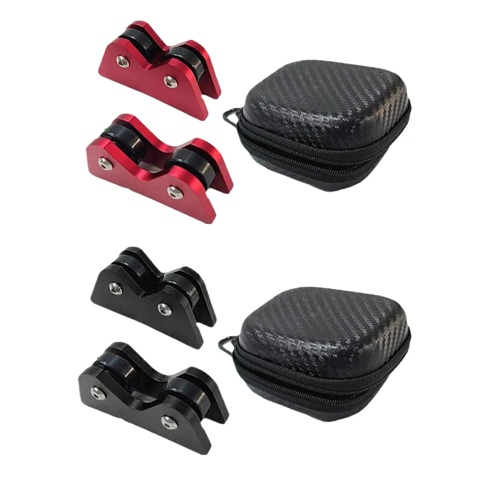 

2 Pcs Billiard Straightness Checker with Storage Box Snooker Club