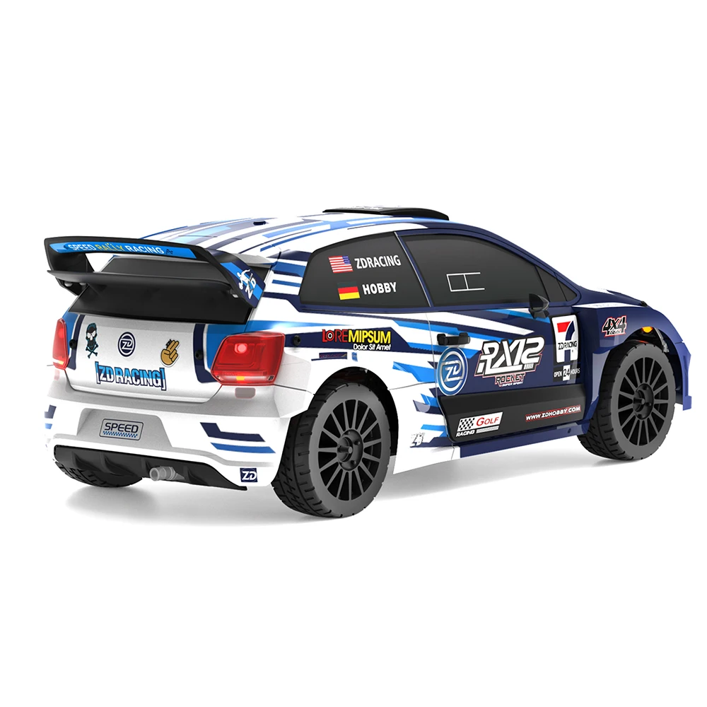 Фото ZD Racing RC Car Масштаб 1:12 Бесщеточный автомобиль RX12 70 км/ч Автомобиль 4WD 2200 мАч 350 м Раллийный автомобиль №5
