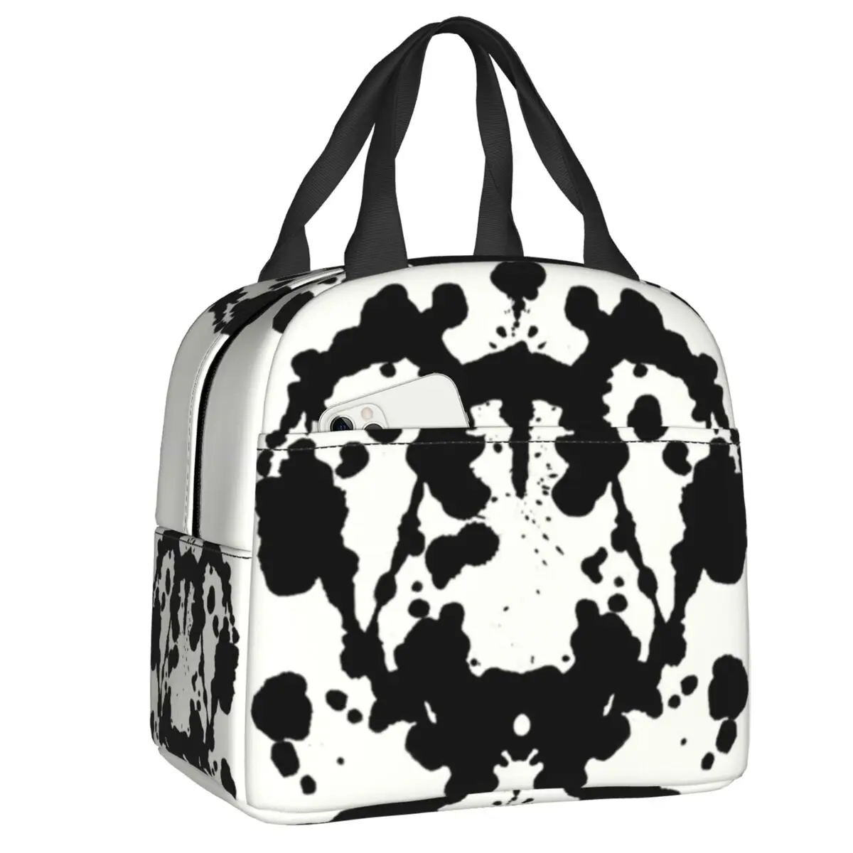 

Laugh Like Rorschach Thermal Insulated Lunch Bag Women Watchmen Resuable Lunch Container School Office Outdoor Storage Food Box