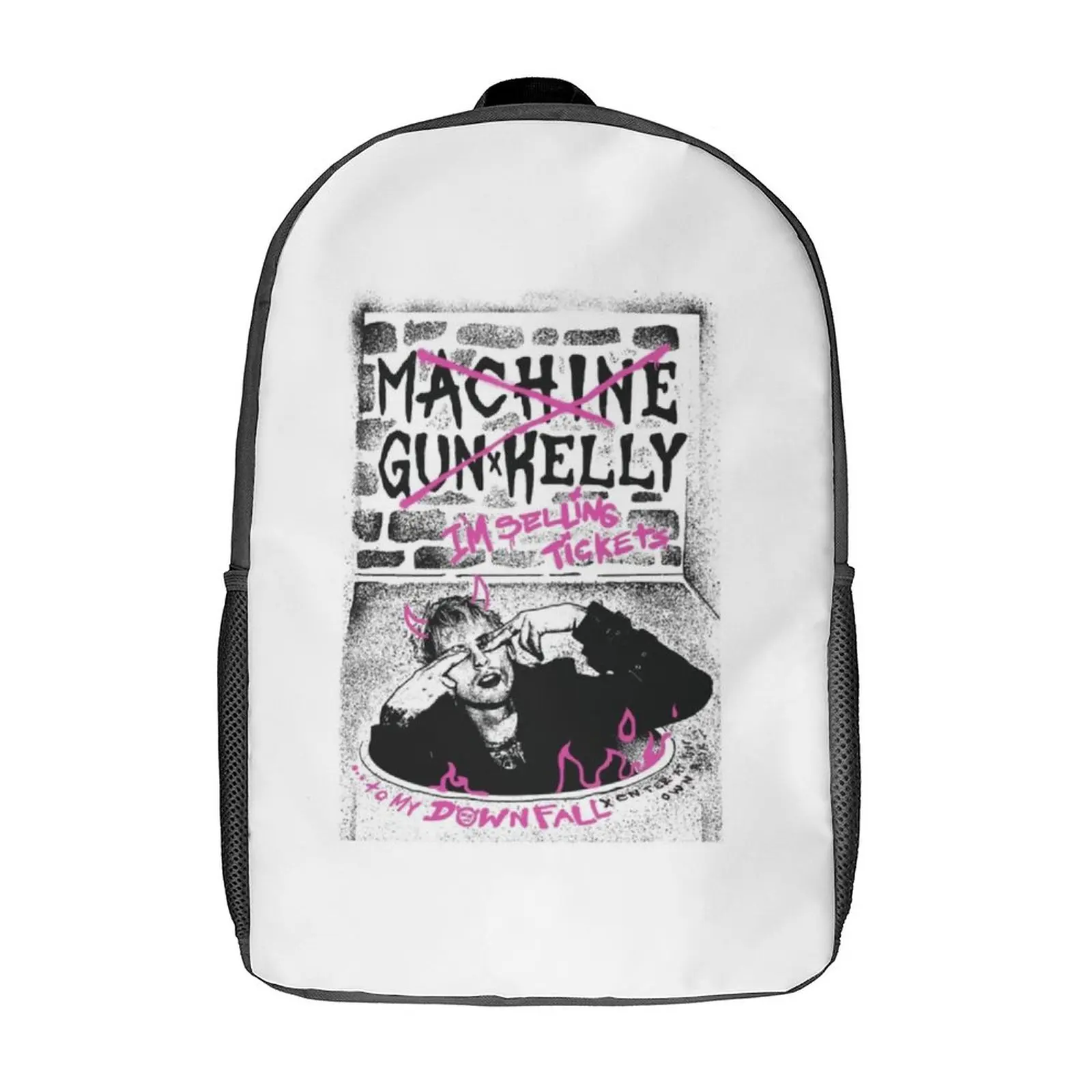 

Рюкзак Fgtfdrd Machine GUN KELLY Maskes, рюкзак для ноутбука Galaxy, кожаные вещи для Youtube, рюкзаки для улицы, Молодежные большие сумки, крутой рюкзак