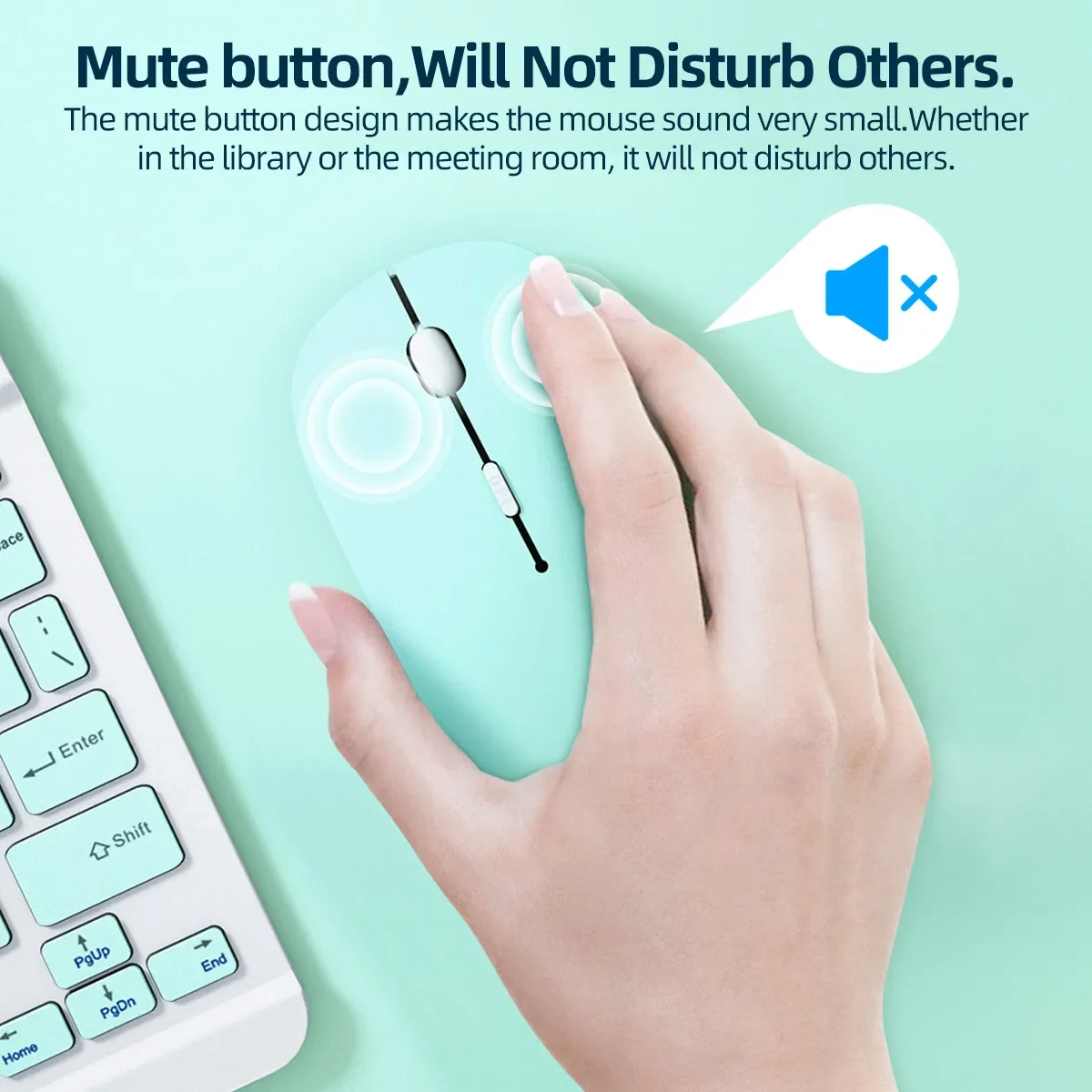 

2022 trend Mouse For iPad Windows Tablet Battery Wireless Mouse For Notebook Computer