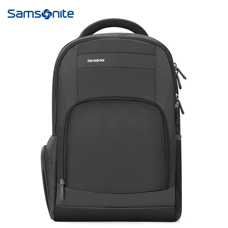 36B * 09010 Xinxiu Leisure Fabric Backpack Men's 15 inch Laptop Bag Samsonite Multi compartment Backpack