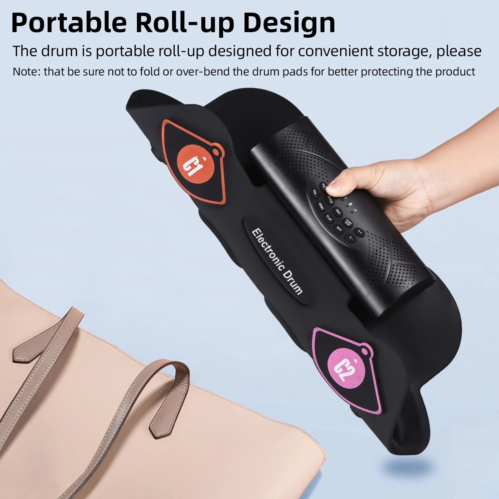 Электронная барабанная установка YOUHA с 9 подушечками