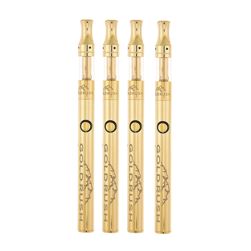 10PCS Special Offer Electronic Cigarette CBD Vape Gold Rush Pen Kit Atomizer Oil Air Switch Vaporizador No Charging Cable