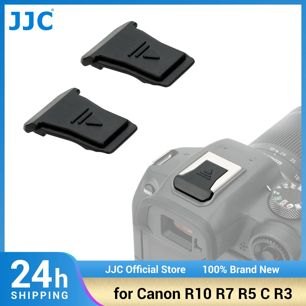 

JJC 2PCS R8 R50 Hot Shoe Cover Original Quality for Canon R8 R50 R10 R7 R5C R3 Camera DSLR Accessories Replace Canon ER-SC2