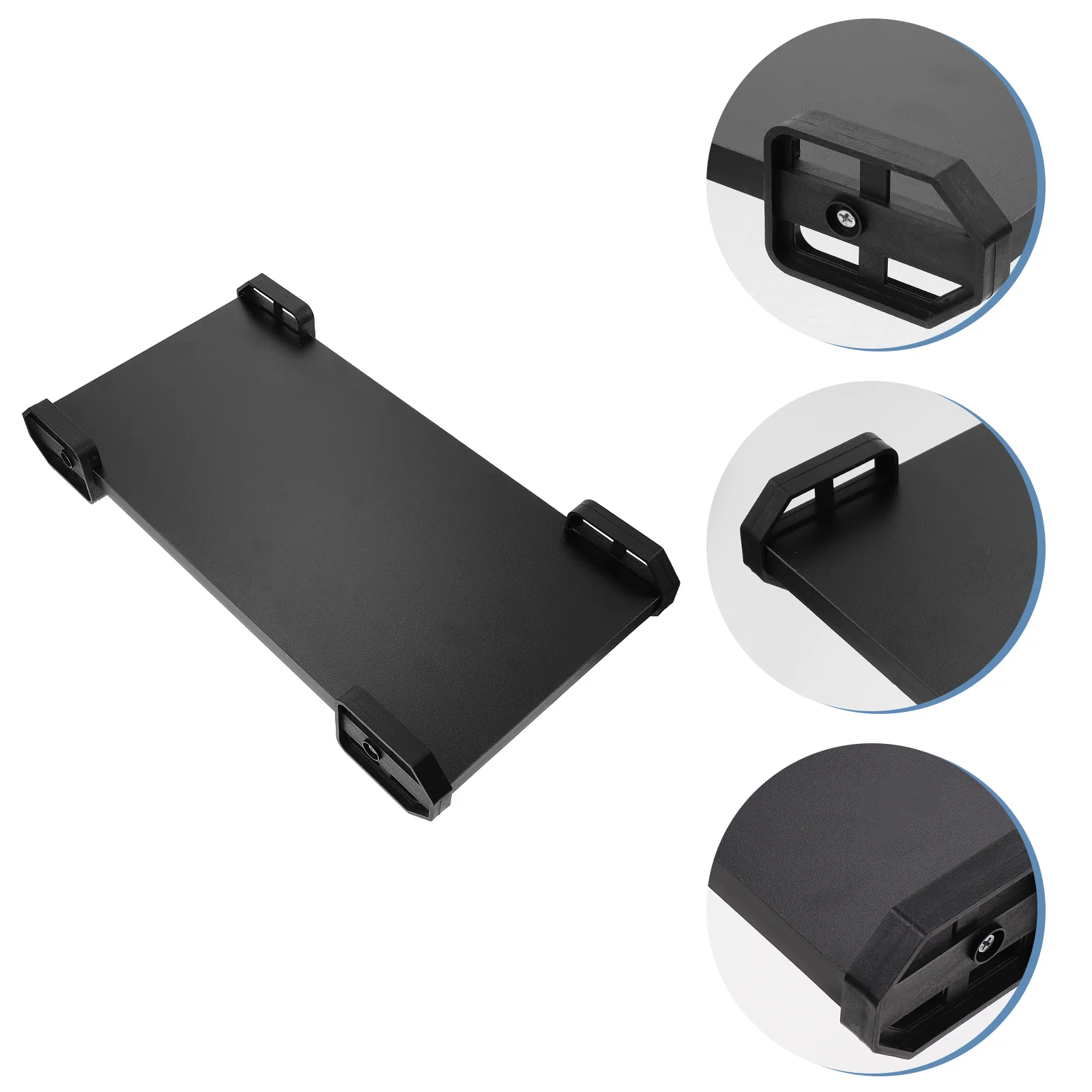 

Chassis Base Shelf CPU Pulley Bracket Desktop Computer Adjustable Movable Host Wood PC