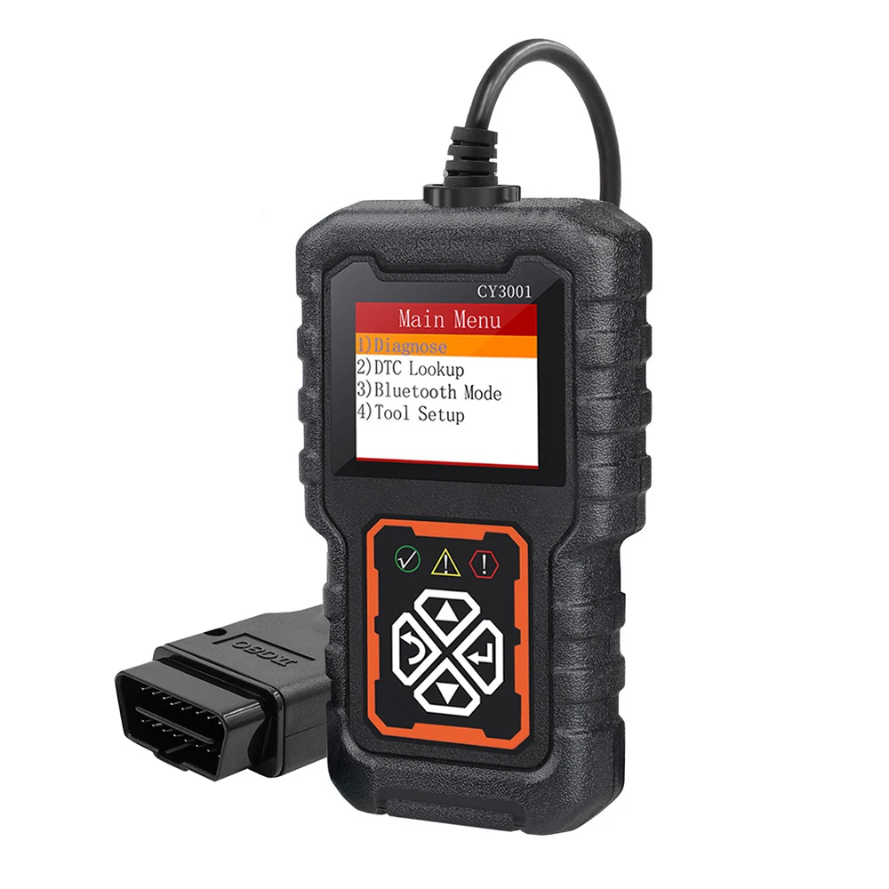 

1 шт. устройство обнаружения неисправностей автомобиля CY3001 OBD2, карта чтения, инструмент обнаружения двигателя Elm327