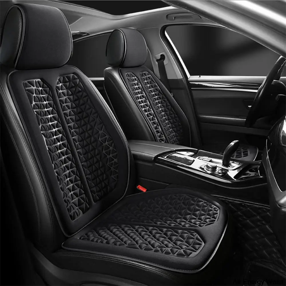 

Универсальный всесезонный чехол для автомобильного сиденья, дышащая, приятная для кожи, нескользящая защитная подушка для сиденья, Модный ...