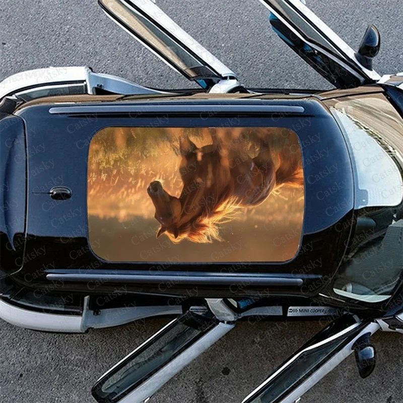 Сканинг на дикую природу наклейка крышу автомобиля обертка аксессуары для