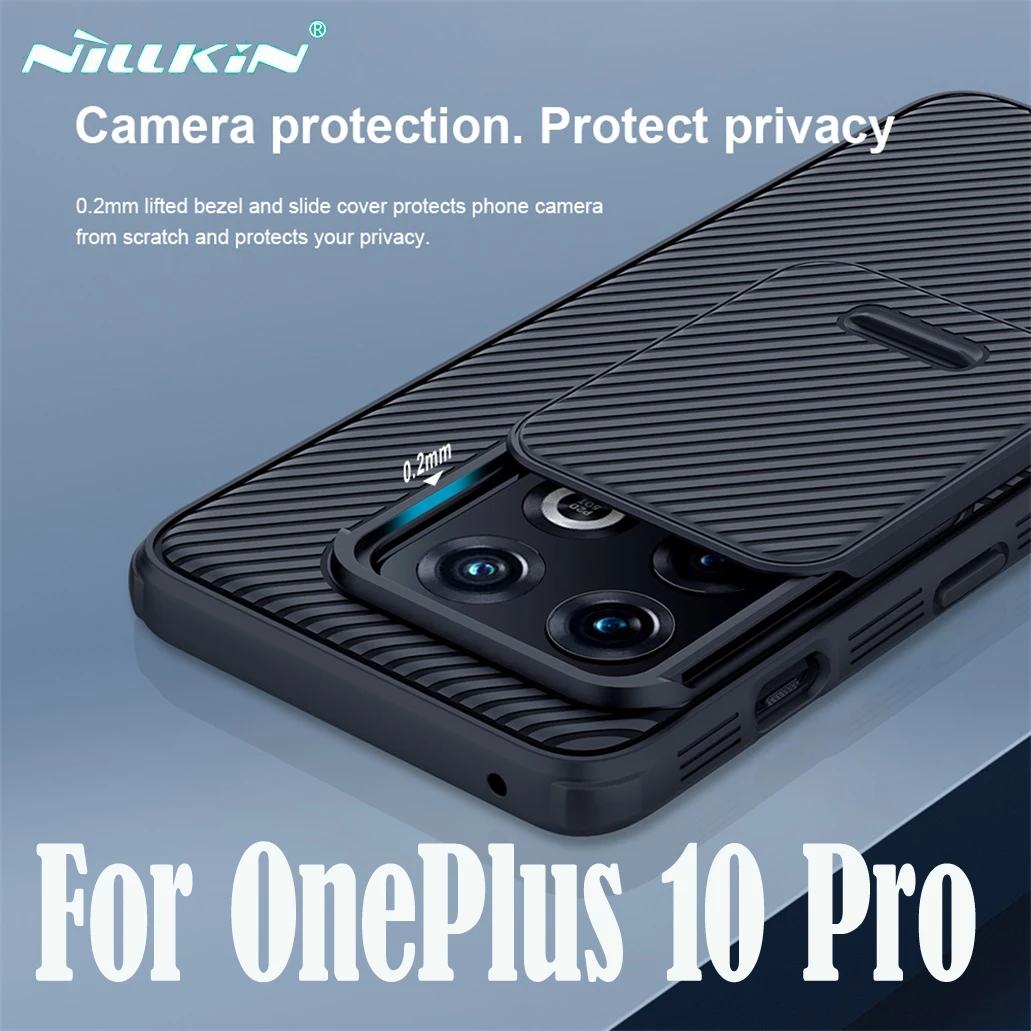 

For OnePlus 10 Pro Case NILLKIN CamShield Pro Case For OnePlus10 Pro Slide Camera Lens Protection Back Cover For One Plus 10 Pro