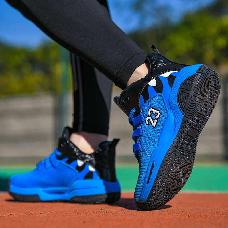 Детские брендовые баскетбольные кроссовки для мальчиков высококачественные на