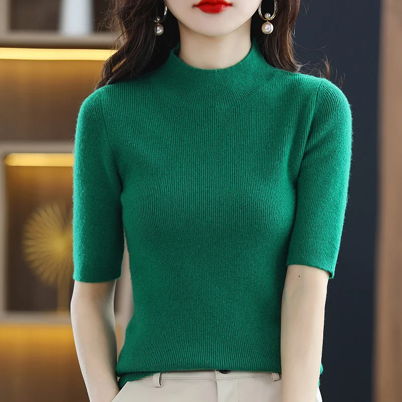 Half turtleneck cashmere Sweater 